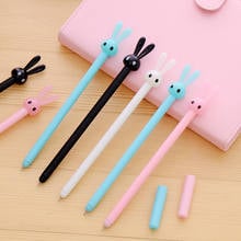 4pcs Cute Rabbit Pen Ballpoint 0.5mm Black Color Gel Ink Pens for Writing Signature Bunny Gift Office School Student A6072 2024 - buy cheap