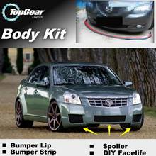 Bumper Lip Deflector Lips For Cadillac BLS 2005~2019 Front Spoiler Skirt For TopGear Friends Car Tuning View / Body Kit / Strip 2024 - buy cheap