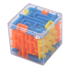 Labirinto mágico colorido quebra-cabeça 3d mini cubo labirinto bola de rolamento brinquedos jogo de quebra-cabeça crianças brinquedos de aprendizagem 2024 - compre barato