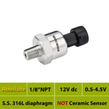 75, 50, 30, 15 psia, 0.5-4.5V output abs pressure sensor transducer, 12V supply, 4, 6, 10 bar, 1.6 mpa, 2.5mpa absolute, 1 8NPT 2024 - buy cheap