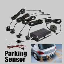 Display led carro sensores de estacionamento 4 radares kits 22mm ultra-sônico monitor detector sistema alerta segurança automóvel 2024 - compre barato
