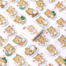 45pcs/box Kawaii fox Stationery Stickers Decorative Scrapbooking Sticker Adhesive DIY Handmade Decoration Diary Children Gift 2024 - buy cheap