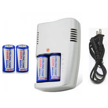 LiFePO4-batería de litio recargable de alta capacidad, 1300mAh, 3V, CR123A, 16340 + 1 Uds., cargador CR123a, 4 Uds. 2024 - compra barato