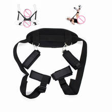 Womens Sexy Lingerie BDSM Bondage  Handcuffs Leg Open Restraints Neck  Ankle Cuff Straps Erotic Costume  Products 2024 - buy cheap