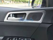 Manija de puerta Interior para Kia Sportage KX5 QL, Panel embellecedor cromado de estilo de coche, 2016, 2017, 2018 2024 - compra barato