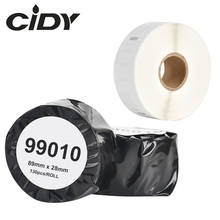 CIDY 1 Rolls Dymo Compatible LW 99010 Label 28mm*89mm 130 lables for LabelWriter 400 450 450Turbo Printer Seiko SLP 440 450 2024 - buy cheap