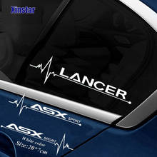 2pcs KK car windows sticker For MITSUBISHI ASX outlander lancer 2024 - buy cheap