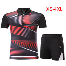Camiseta de tenis para hombre y mujer, conjuntos de tenis para niña, ropa de tenis de secado rápido, uniformes deportivos para equipos 2024 - compra barato