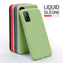 For Xiaomi Mi 10T Pro Case Plain Liquid Silicone Soft Phone Cover On Xiomi 10 T Lite Mi10T Light T10 10TLite 5G Shockproof Coque 2024 - buy cheap