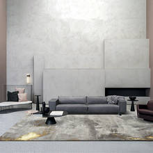 Post-Modern Carpet Living Room Light Luxury Gray Bedroom Carpet Sofa Coffee Table Rug Thick Study Room Floor Mat Cloakroom Rugs 2024 - buy cheap