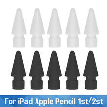 5 шт. Запасной наконечник для Apple Pencil 1st 2st подходит для стилуса ручка для тачскрина с iPad Pro 11 2020 Air 1 2 5 6th 2024 - купить недорого