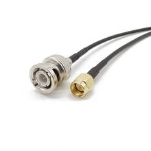 BNC Male to SMA Male Connector RG174 Coaxial Cable 50 Ohm BNC to SMA Extension Cable Cord 10CM-1M 2024 - buy cheap