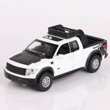 1:32 Scale Cars Zinc Alloy Model for Ford Raptor Sound and Light Pull Back Cars Hot Wheels Children Toys Abs Blaze Truck Toy 2024 - buy cheap