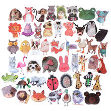 50 PCS Colorful Cute Animals Sticker Toys For Children Watercolor Anime Cartoon Decal Stickers to DIY Laptop Luggage Skateboard 2024 - buy cheap