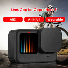 Черная защитная крышка для камеры аксессуары для камеры Мягкая силиконовая крышка для объектива с защитой от падения защита для Gopro Hero 9 2024 - купить недорого