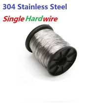 High Quality 304 Stainless Steel 0.8MM Diameter Roll Wire Single Hard Condition Bright Cold Drawn Wire SS Thread DIY 2024 - buy cheap