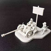 Juguete de tanque sin pintar para niños, 4D 1/72 juguete, escenario PAK40, montaje artesanal, regalo para niños 2024 - compra barato