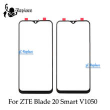 Black 6.49 inch For ZTE Blade 20 Smart V1050 Front Outer Lens Glass Digitizer Touch Screen Glass lens panel Without Flex Cable 2024 - buy cheap