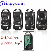 Jingyuqin-llave de coche remota con Chip pcf7946, para Chevrolet Cruze, Buick, VAUXHALL, OPEL, Insignia, Astra J, Zafira C 2, 10p, 315/433mhz 2024 - compra barato