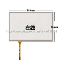 6.1" inch 4 wire Resistance 149mm*83mm Caska Huayang cable Ling Touch Screen Panels digitizer for  A061VW01 V0 / CLAA061LA0ACW 2024 - buy cheap