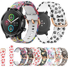 Pulseiras de relógio de silicone para xiaomi haylou rt ls05s pulseira de relógio inteligente 22mm pulseira de esporte para amazfit gtr 2 2e 47mm correa 2024 - compre barato