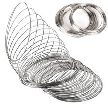 55mm DIY Jewelry Making  Bracelet Rigid Steel Memory Beading Wire 2024 - buy cheap