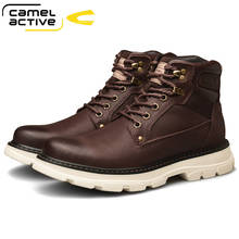 Camel Active New High Quality Ankle Boots For Men Shoes Outdoor Casual Riding Equestrian Boots Zapatos de Hombre Men Boots 2024 - buy cheap