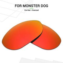 Mryok поляризованные Сменные линзы для солнцезащитных очков Oakley Monster Dog Fire Red 2024 - купить недорого