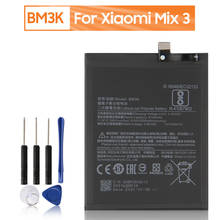 Bateria de substituição para xiaomi bm3k, bateria de telefone 3200mah com ferramentas gratuitas 2024 - compre barato
