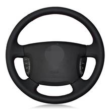 Car Steering Wheel Cover DIY Hand-stitched Black Artificial Leather For Ssangyong Actyon Kyron Accessories 2024 - buy cheap
