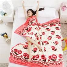 Home Textile Flannel Weighted Blanket Super Warm Soft Solid Blankets Throw on Sofa/Bed/ Travel Patchwork Bedspread Decor F0254 2024 - buy cheap