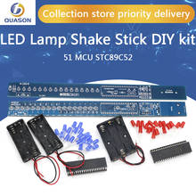 LED lamp shake stick DIY kit 51 MCU STC89C52 electronic technology welding training assembly student laboratory 2024 - buy cheap