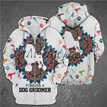 New Arrival Popular Dog Groomer Hoodie 3D Full Printed Jacket Men/Women Ropa Casual White Streetwear Sweatshirts Drop ship 2024 - buy cheap