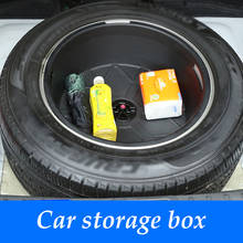 Trunk Toolbox Spare Tire Storage Box Change Device Box Storage Box Car Accessories For Hyundai Tucson 2015 2016 2017 2018 2024 - buy cheap