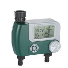 Battery Operated Automatic Watering Sprinkler System Irrigation Controller Programmable Digital Hose Faucet Timer with 2 Outlet 2024 - buy cheap