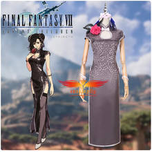 Disfraz de juego Final Fantasy VII para mujer, traje de Cosplay de Tifa con abertura larga Sexy, Cheongsam, accesorio de vestido chino sin mangas 2024 - compra barato