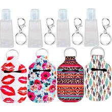 15Pcs/Set Portable Hand Sanitizer Bottles 30ML Refillable Bottle Disinfect Gel Storage Containers with Keychain For Travel 2024 - buy cheap