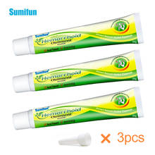 Sumifun 3Pcs Mint Hemorrhoids Ointment Internal and External Anal Fissure Cream Pain Reliving Chinese Cooling Medical Plasters 2024 - buy cheap
