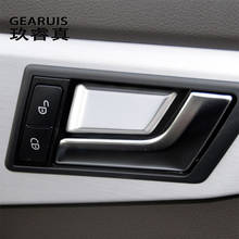Car Styling For Mercedes Benz GLK X204 Interior Door Handle Bowl protection stainless steel Cover Stickers Trim Auto Accessories 2024 - buy cheap