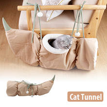 Brinquedo para gato-túnel dobrável para animais de estimação, tenda para gatos, brinquedo de alta qualidade 2024 - compre barato