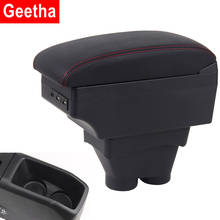 For Peugeot 208 Armrest Box Central Store Content Holder Ashtray Interior Accessories Retrofit parts Dual Layer Large Space USB 2024 - buy cheap