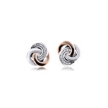 925 Original Sterling Silver Earrings for Women Interlinked Circles Stud Earrings Party Gift Fine Jewelry brincos Wholesale 2024 - buy cheap