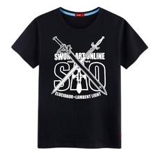 High-Q Unisex SAO Sword Art Online Cotton Loose T-Shirt Tee T Shirt Top 2024 - buy cheap