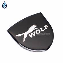 35x34mm Car Decoration Badge Decal Metal Wolf Emblem Sticker for f150 f750 f650 focus 2 3 Fiesta EcoSport ESCORT Mustang 2024 - buy cheap