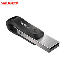 SanDisk New Apple mobile phone U disk 128GB pen drive 256GB flash memory metal usb3.0 USB flash drives Computer / iphone / ipad 2024 - buy cheap