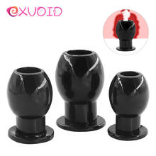 EXVOID Vagina Anus Dilator Adult Product Butt Expansion Enema Anal Wash Hollow Anal Plug Butt Plug Sex Toys for Women Men S/M/L 2024 - buy cheap