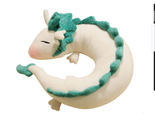 Spirited Away Dragon Haku U Shape Pillow 28X26CM Plush Doll Figure Keychain for Christmas Gifts Retail 2024 - buy cheap