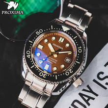 Proxima 2021 Brand Men's Watch NH35 Mechanical Watch Men's Luxury Automatic Watch 300M Waterproof Diver's Clock Reloj Hombre 2024 - buy cheap