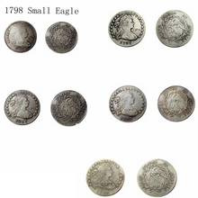 US 1794-1798 pecho drapeado dólar pequeño águila plateado copia monedas 2024 - compra barato
