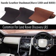 Аксессуары для стайлинга автомобиля, замшевый кожаный коврик для приборной панели, коврик для приборной панели Land Rover Discovery LR5 L462 2017 2018 2020 2021 2024 - купить недорого